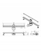 Lavita Odpływ liniowy Linear slim Gunmetal 700 5900378370277